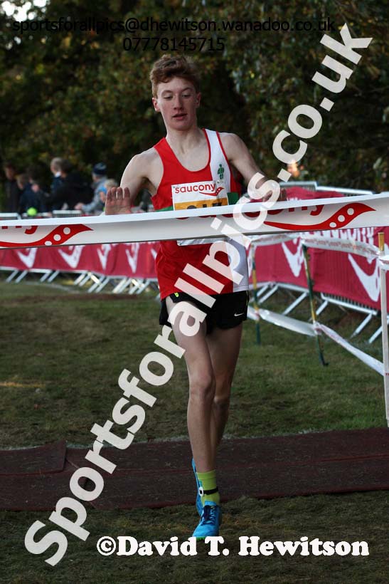 Boys under-15s, 2016 National Cross Country Relays, Berry Hill Park, Mansfield. Photo: David T. Hewitson/Sports for All Pics